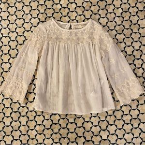 Zara Girls Embroidered Top size 3/4
